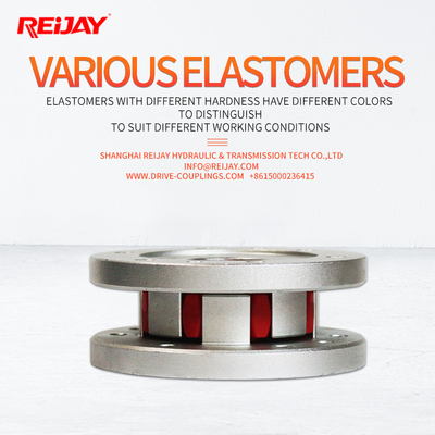 Hydraulic  Wear Resistance Flexible Jaw Coupling For Multiple Holes Shafts Combination